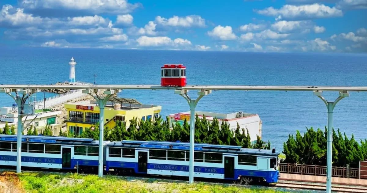 【韓國・釜慶邱】海雲台海岸小火車・八公山纜車秘境・釜山三光寺燈海節|全程無自理餐